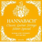 Hannabach 815SLT Yellow SILVER SPECIAL Комплект струн для классической гитары 