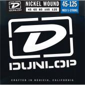 Dunlop DBN45125 Комплект струн для 5-струнной бас-гитары